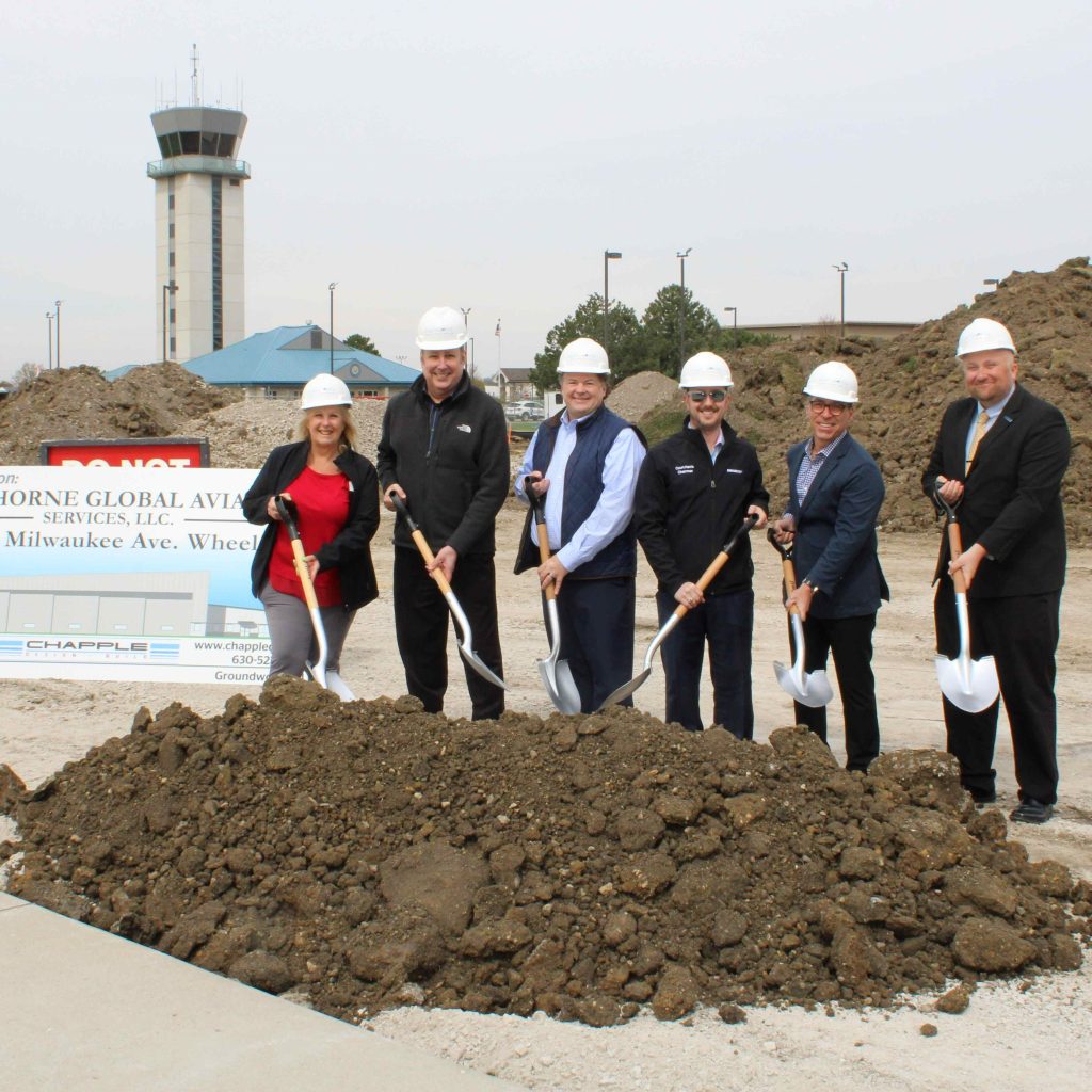 Hawthorne Breaks Ground on Hangar At Chicago Executive Airport